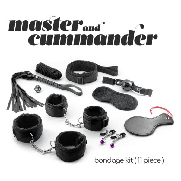 SM & Bondage Coffret Bondage 11 Pièces Master And Cummander