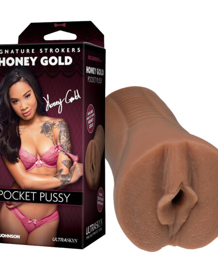 Sextoys Homme Masturbateur Pocket Pussy Signature Honey Gold