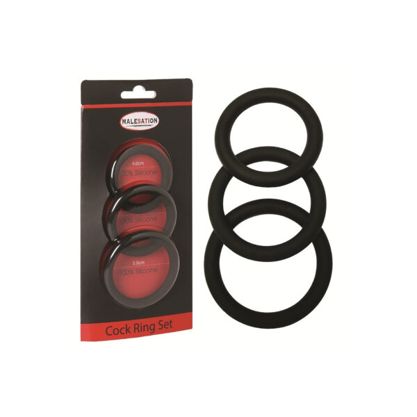 Sextoys Homme Pack 3 Cockring Silicone